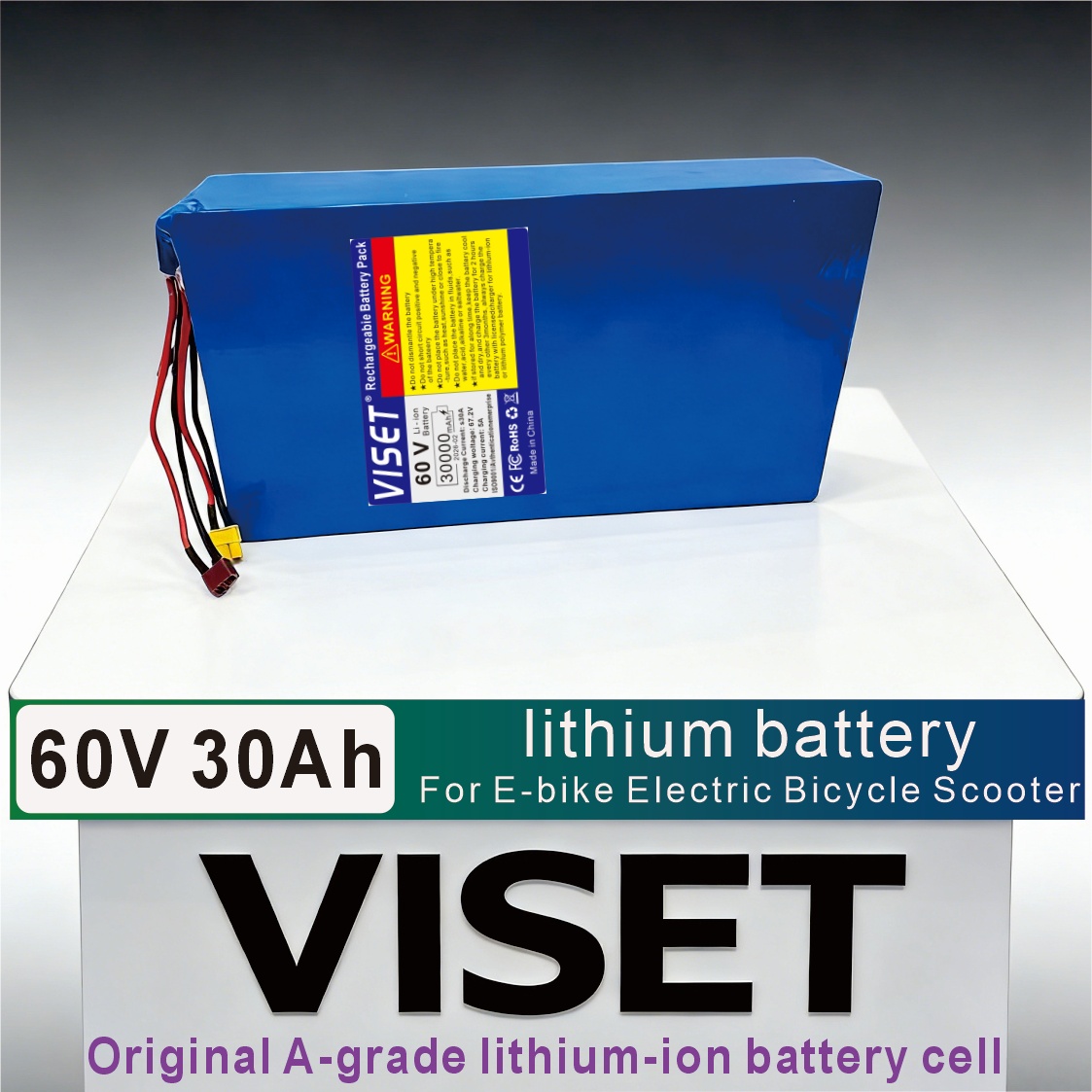 60V 30Ah Electric Scooter Battery - VISET 60V 30AH 자전거 18650 오토바이