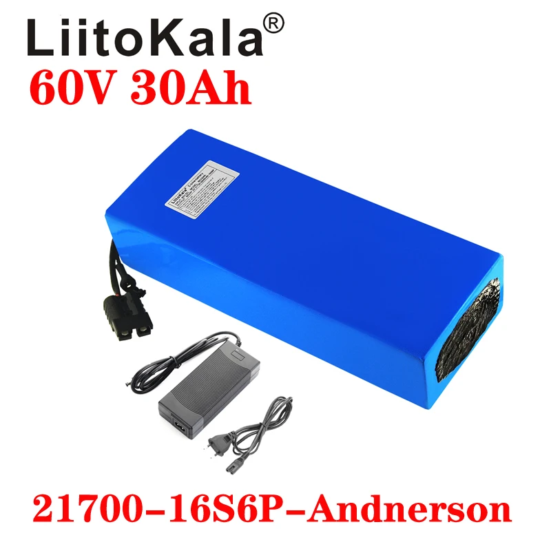 60V 30Ah Electric Scooter Battery - LiitoKala 전기 스쿠터 배터리, 전기 자전거