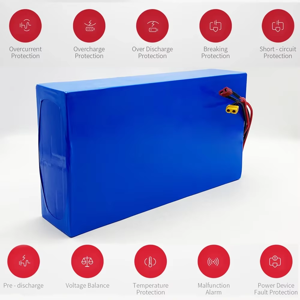 60V 30Ah Electric Scooter Battery - 18650 리튬이온 배터리 팩 60V 16S8P