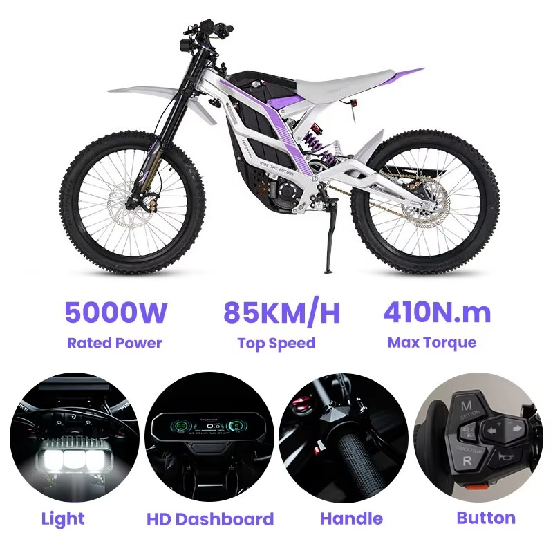 SXLL 79 바이크 72V 35Ah 전기 오토바이 5 - 72V 12000W Electric Dirt Bike 리뷰 및 가격
