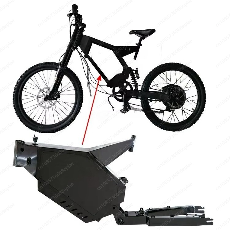 스텔스 폭격기 전기자전거 프레임, 풀 서스펜션 3000 - 8000W Stealth Bomber Ebike 리뷰 및 가격