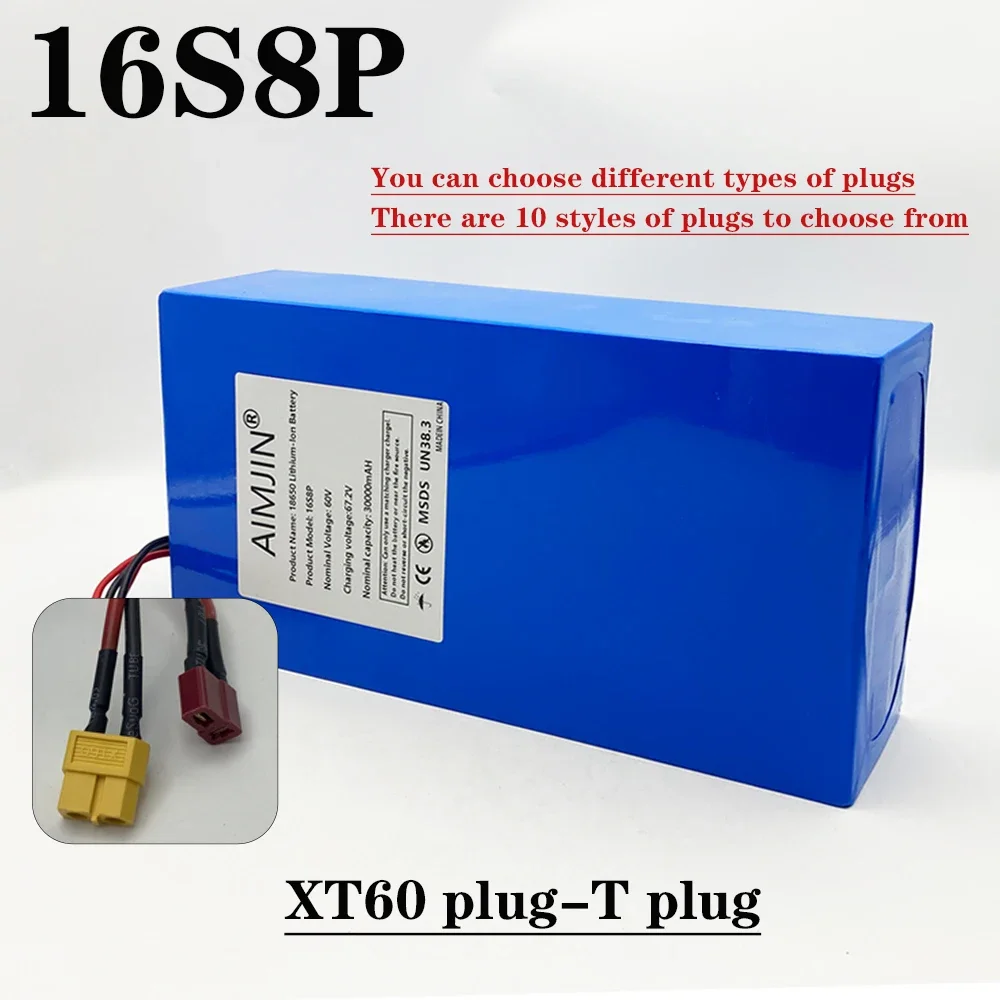 18650 리튬이온 배터리 팩 60V 16S8P 충전식 - 60V 30Ah Electric Scooter Battery 리뷰 및 가격