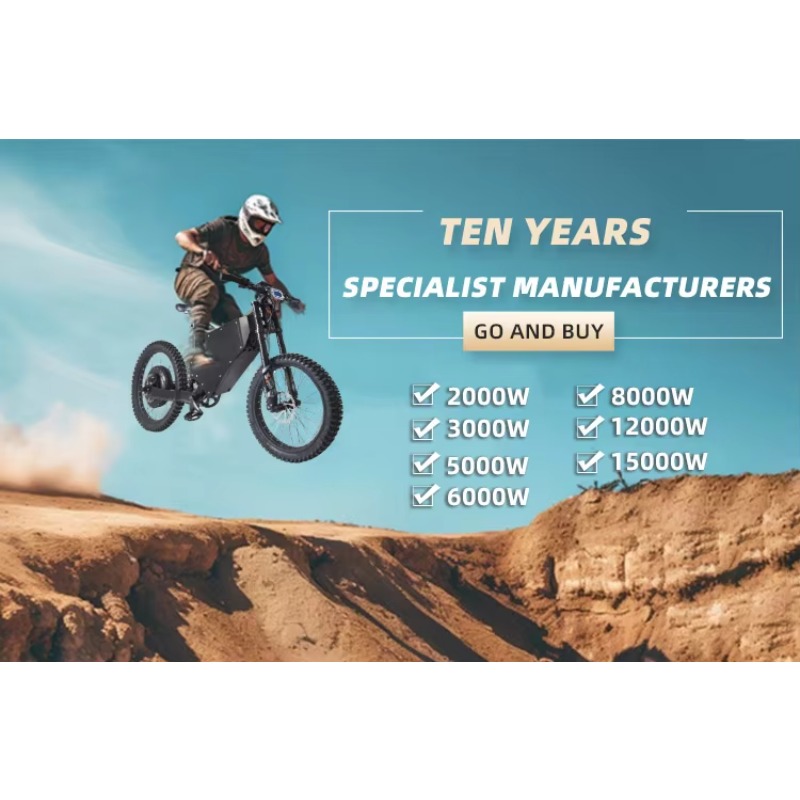 고성능 엔듀로 자전거 전기자전거 72V 전기자전거 30 - 72V 12000W Electric Dirt Bike 리뷰 및 가격